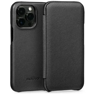 Czarne etui do iPhone 13 Pro od moVear – elegancja w czterech odsłonach