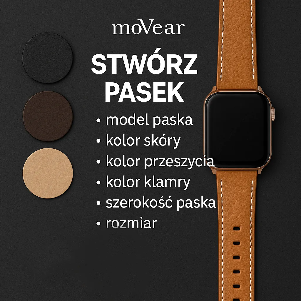 Nowość w moVear: Konfigurator pasków do zegarków — personalizuj i zamawiaj jak chcesz
